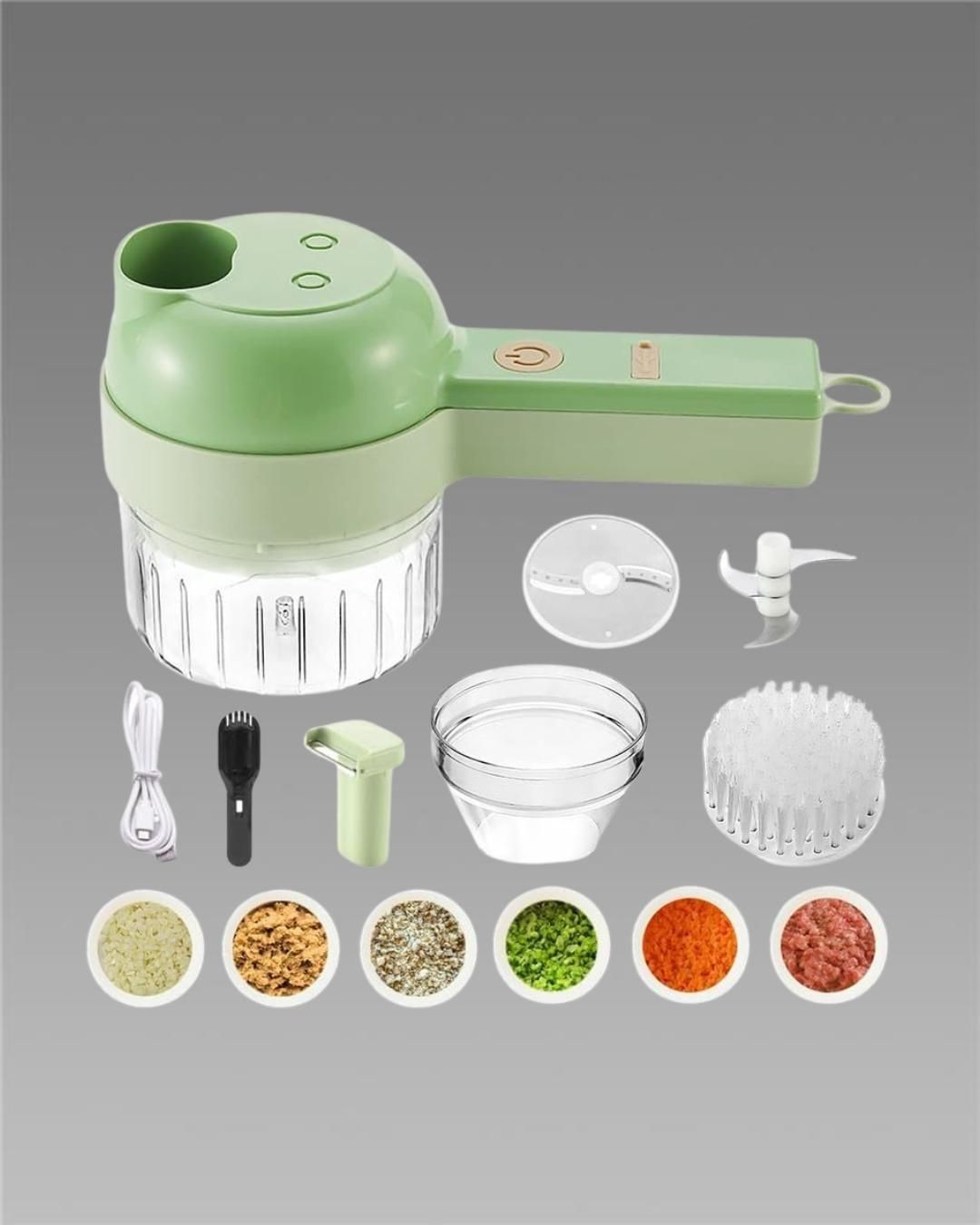 SmartPrep 4-in-1 Electric Food Cutter
